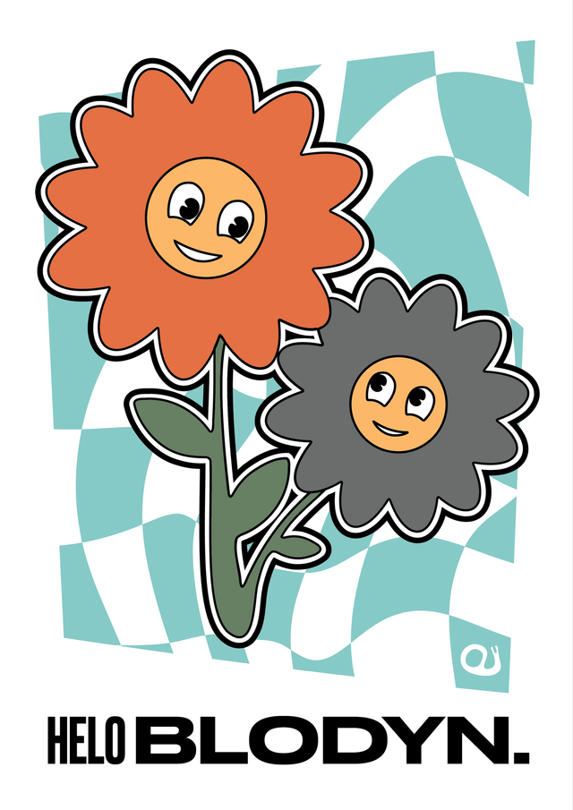 Helo Blodyn - A3 Print