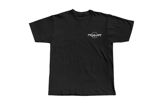 Malwan Plain Chest - Black - T Shirt